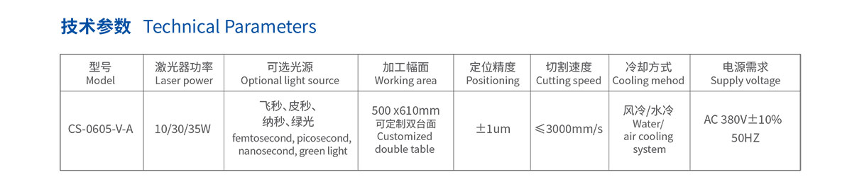 微精密超快激光加工系统