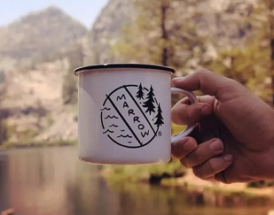 激光打标搪瓷杯，杯子也可以与众不同