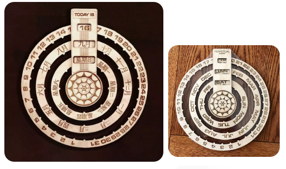 时间都去哪了？激光雕刻日历助您记录精彩生活