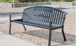 激光切割公共长椅，为城市“梳妆”，为美景增色