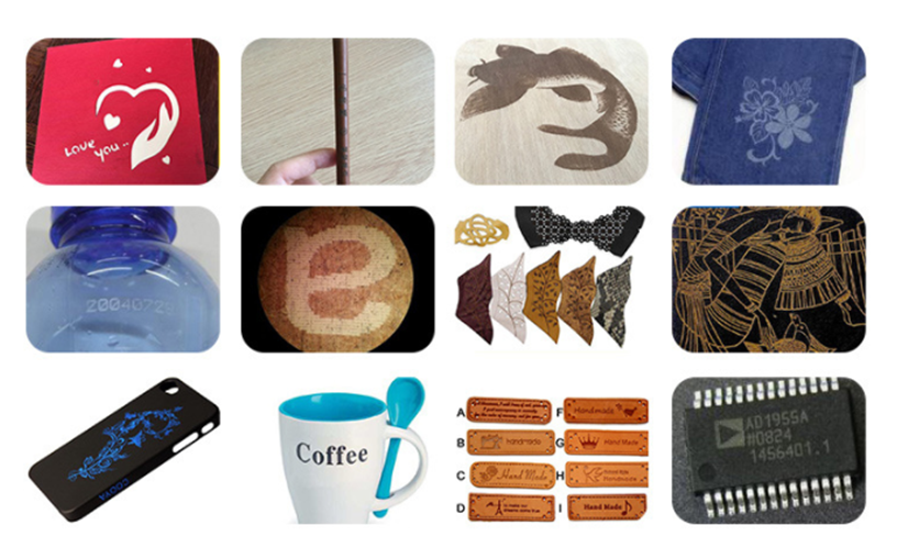 激光打标机激光雕刻机个各自的应用