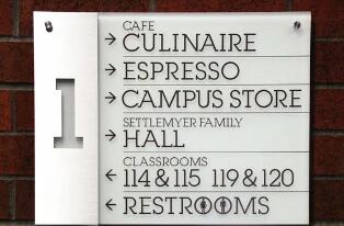 激光切割导向牌，再路痴也不会迷路啦