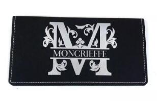 激光打标皮质钱包